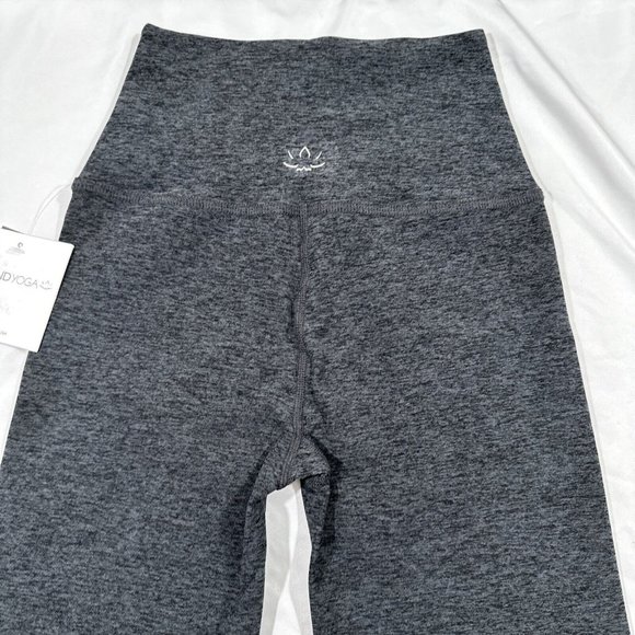 NWT $70 Beyond Yoga [ Small ] Spacedye High Waisted 7" Biker Short Charcoal 5694 - Picture 8 of 11